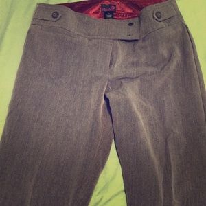Gray slacks